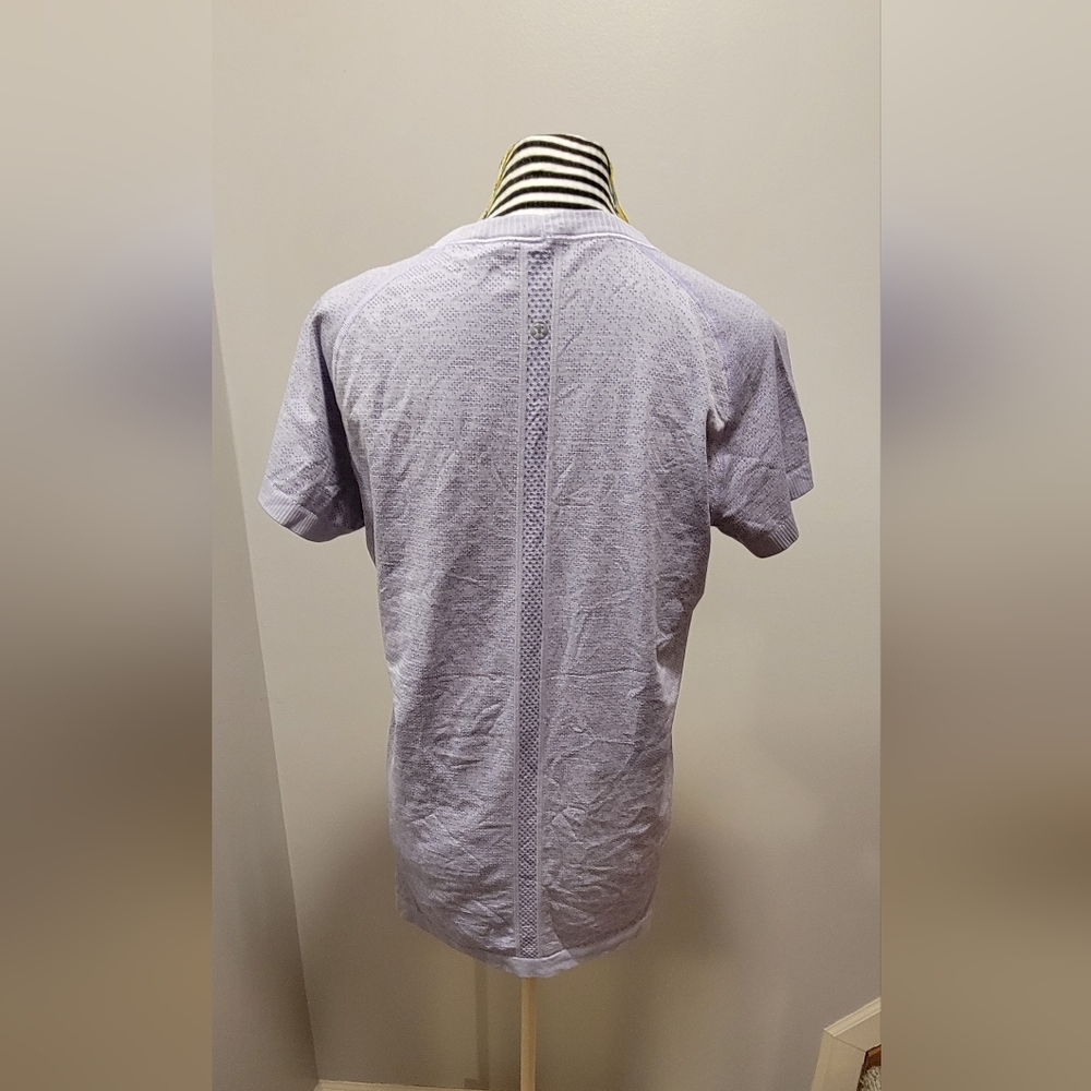 Lululemon Swiftly Tech Pressure Makes Diamonds Perforated Short Sleeve View 3